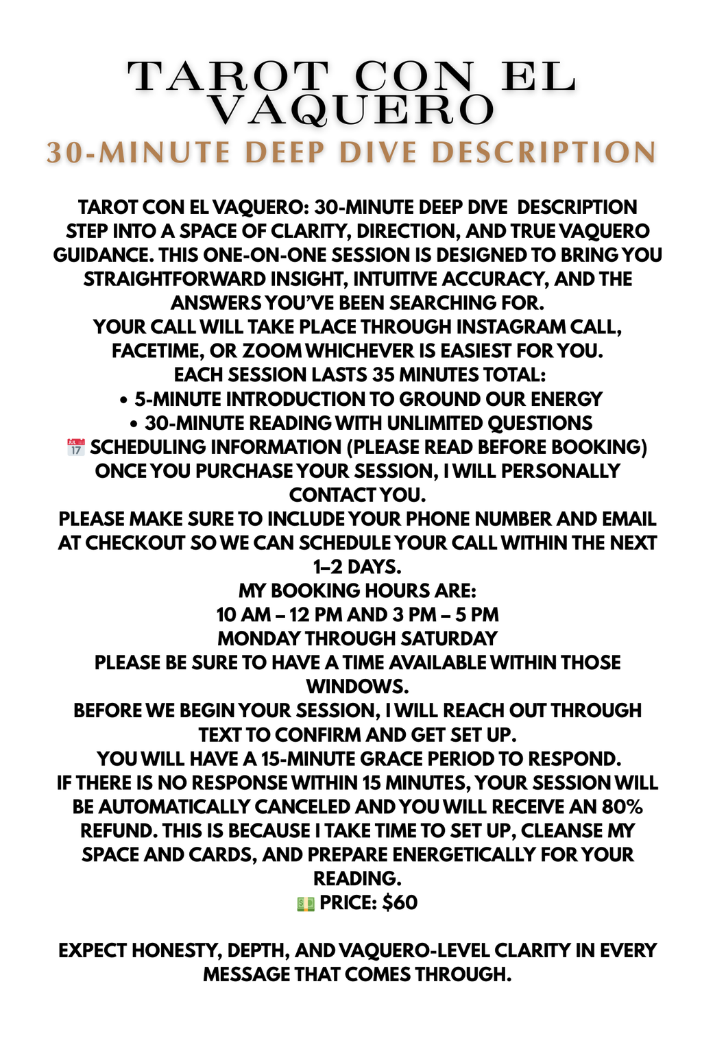 Tarot con el Vaquero: 35-Minute Deep Dive
