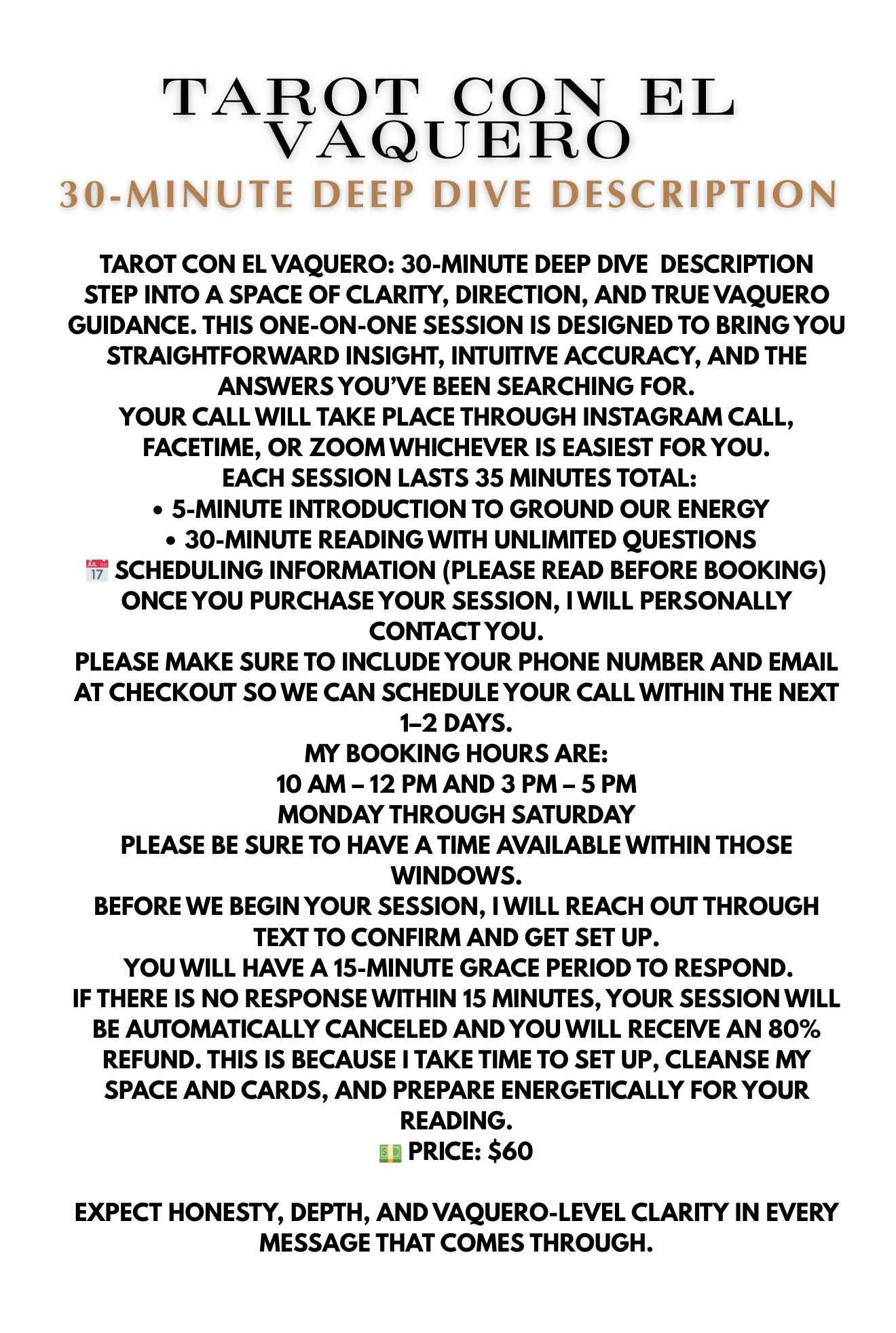 Tarot con el Vaquero: 35-Minute Deep Dive